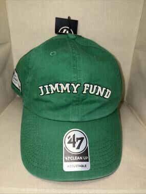 THE JIMMY FUND 47’ Brand Clean Up Adjustable Baseball Hat Dana Farber Green